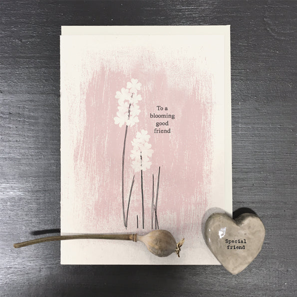 Blossom card-To a blooming good friend