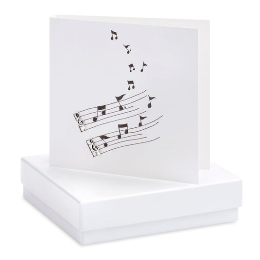 Boxed Musical Earring Card