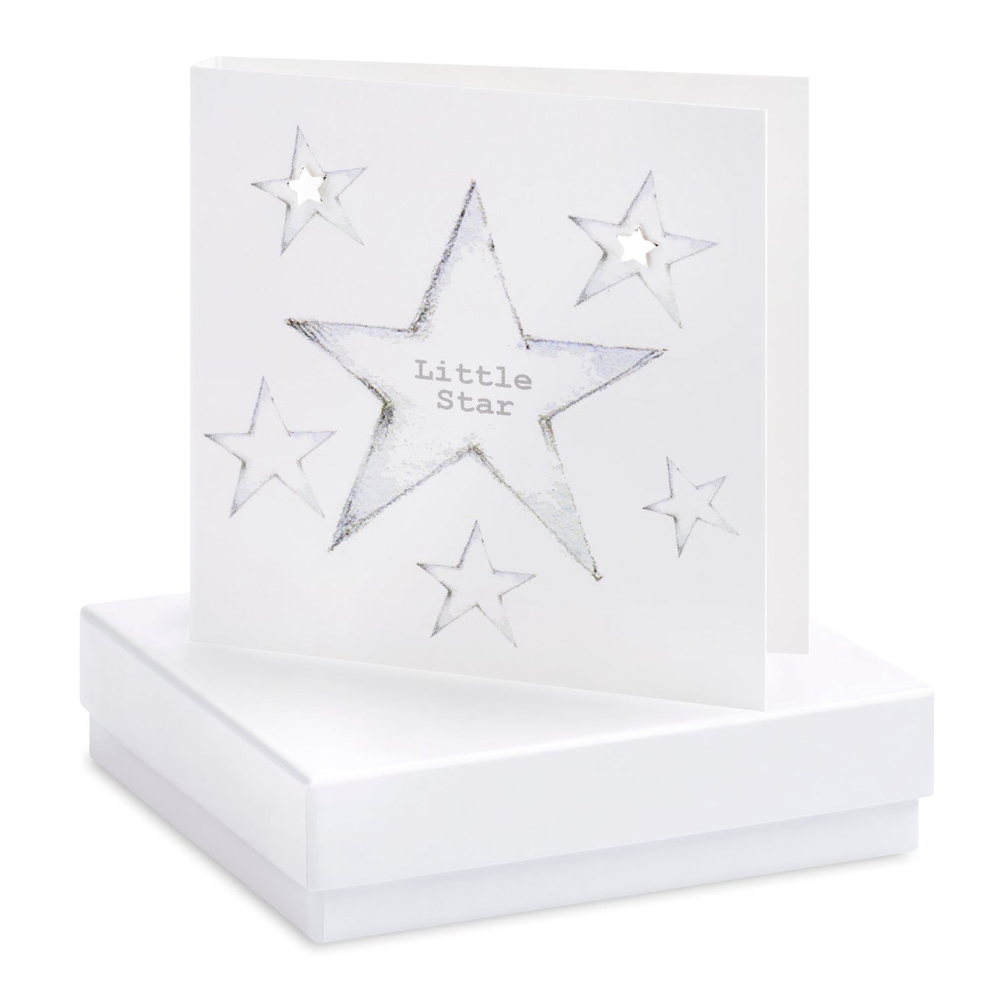 Boxed Star Earring Card