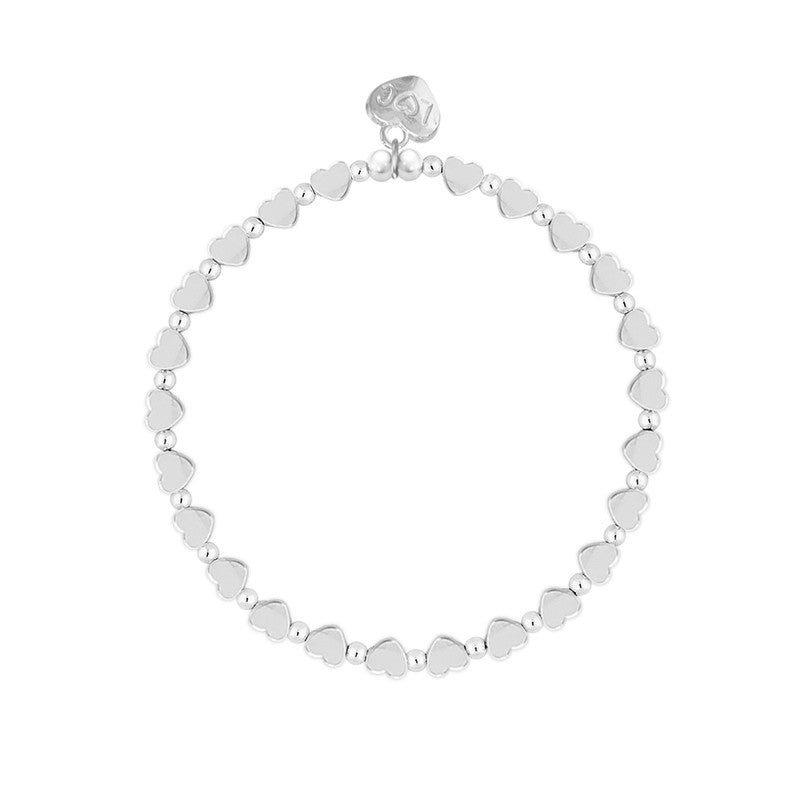 Little Silver Heart Bracelet