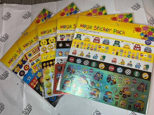 300 Pack Sticker Set