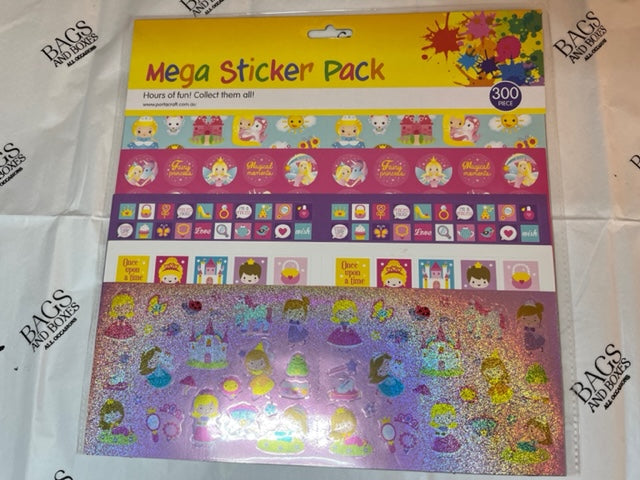 300 Pack Sticker Set