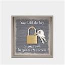 Padlock-Key to happiness