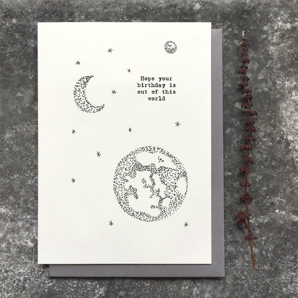 Out of this world card-Birthday