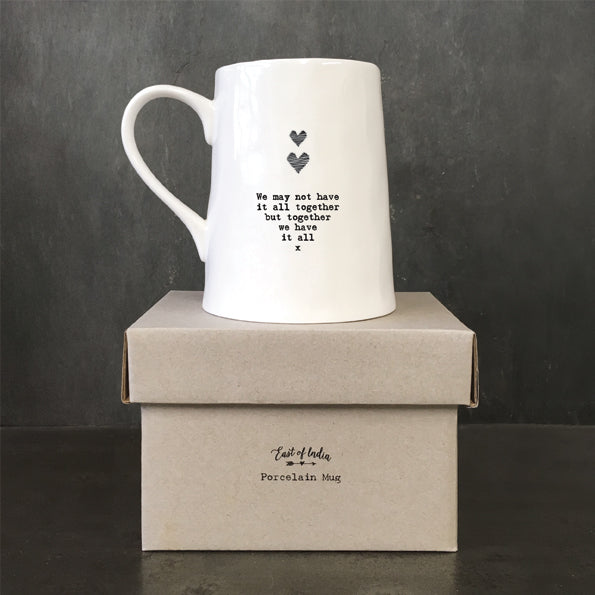 Porcelain Mug - Heart & Kisses is a special mug