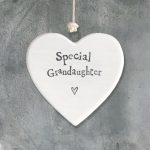 Porcelain heart-Special grandaughter