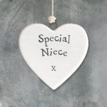 Porcelain heart-Special niece