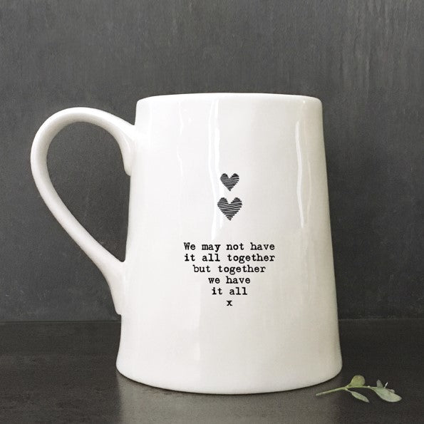 Porcelain Mug - Heart & Kisses is a special mug