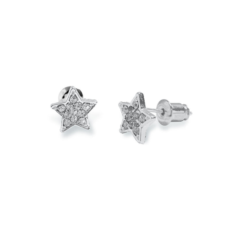 Sparkly Crystal Star Studs