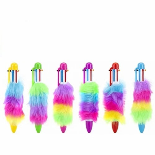 Super Colourful Fuzzy, Fluffy Pen