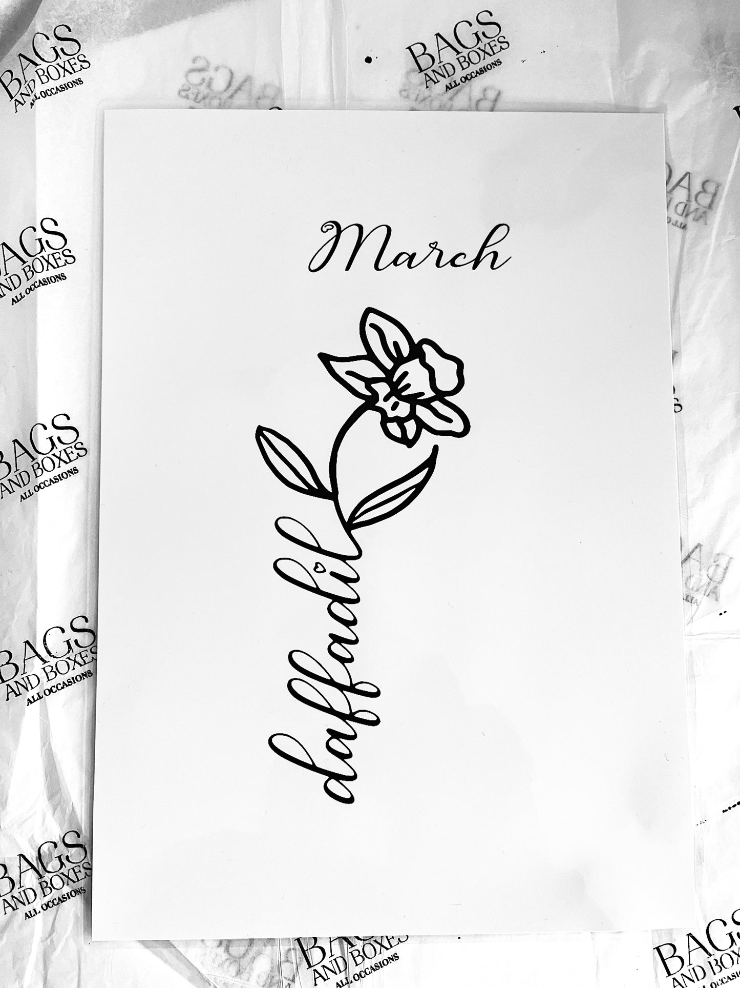 Birth Flower Print