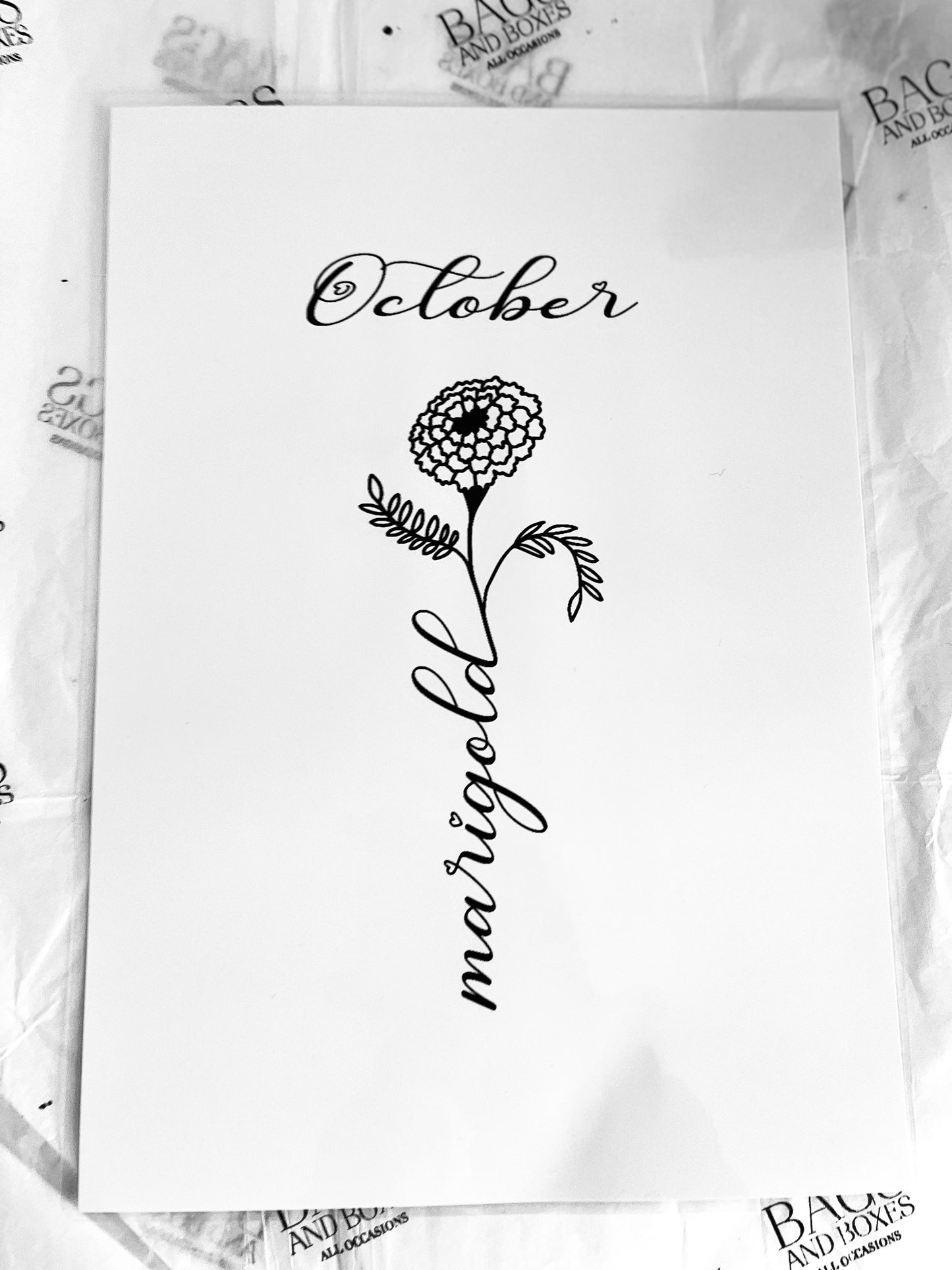 Birth Flower Print