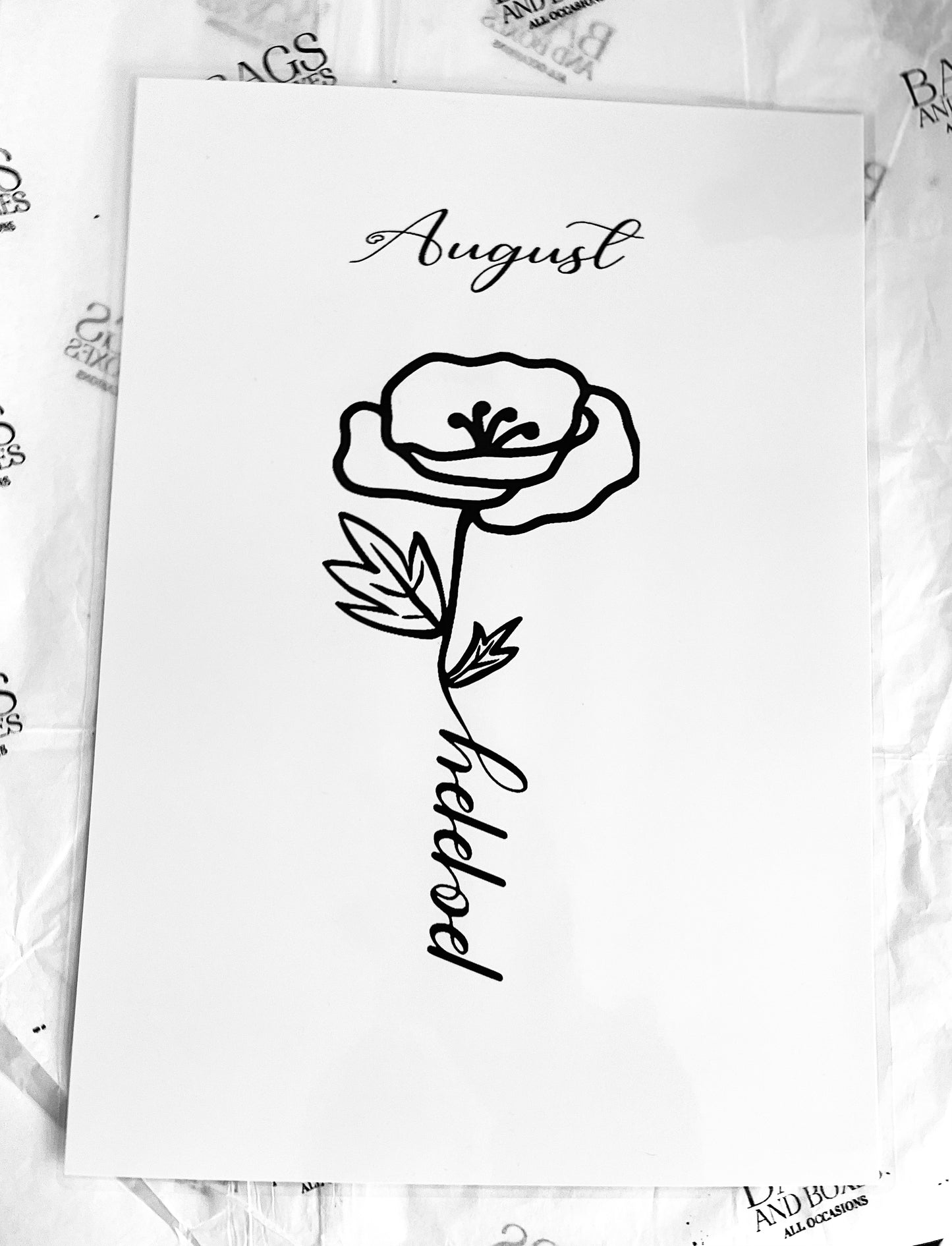 Birth Flower Print