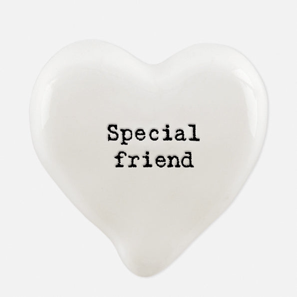 White heart token-Special friend